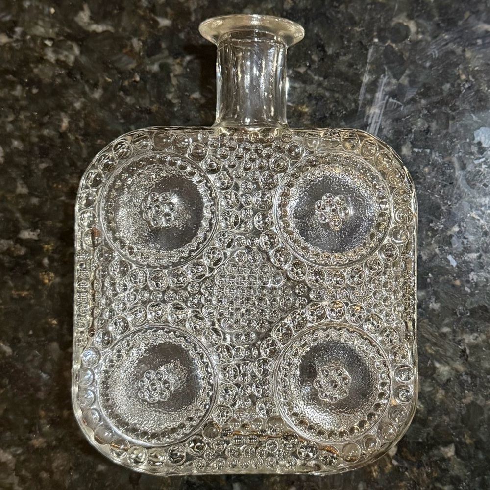 Riihimäen Lasi Grapponia Nanny Still decanter / vase 1960s/1970s Finnish MCM